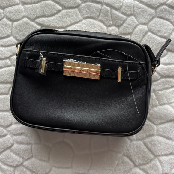 Ted Baker Black Leather Crossbody Bag - Picture 2 of 13